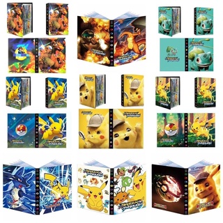 🎁ใหม่ 432/240 Pcs ผู้ถือการ์ด Pokemon อัลบั้มหนังสือการ์ตูนอะนิเมะเกมผู้ถือบัตรคอลเลกชันโฟลเดอร์เด็ก Cool ของเล่น Gift