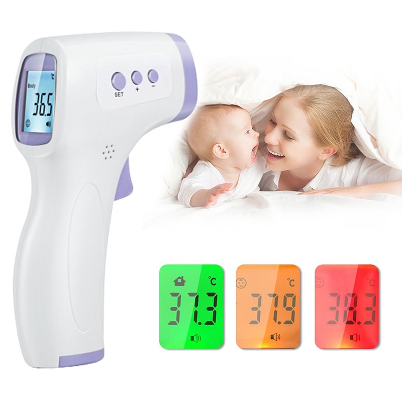 ภาพหน้าปกสินค้าพร้อมส่ง เครื่องวัดไข้ดิจิตอล แบบอินฟราเรด ที่วัดไข้ Infrared Thermometer เครื่องวัดไข้แบบดิจิตัล วัดอุณหภูมิแบบดิจิตอล จากร้าน acttrading บน Shopee