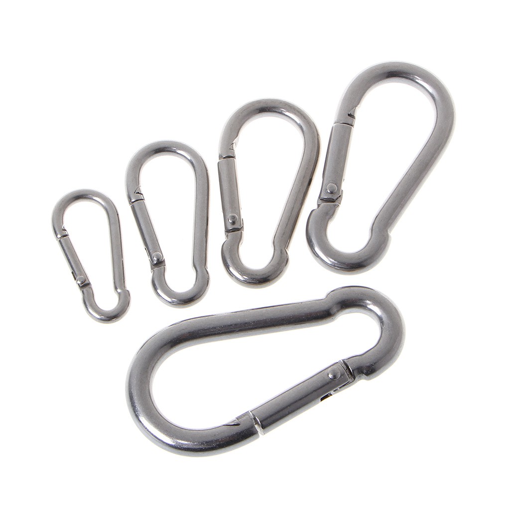 bst-304-stainless-steel-spring-carabiner-hook-keychain-quick-link-lock-buckle