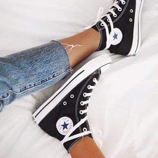 รองเท้าผ้าใบหุ้มข้อ Converse “All Star Hi –Black (Classic) มีพร้อมส่ง สินค้าตรงปก100% มีประกันสินค้าให้ทุกคู่