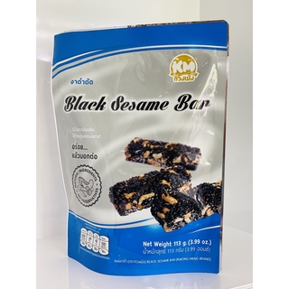 ขนมงาดำตัด black sesame bar  กวงเม้ง ขนาด 113 กรัม