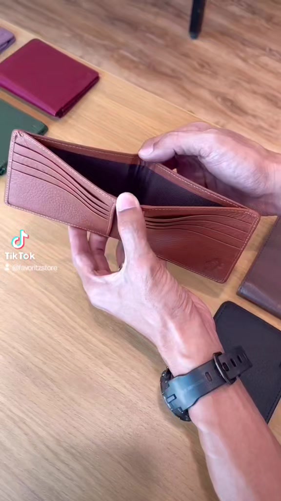 เล็ก-บาง-พกง่าย-กระเป๋าสตางค์หนังแท้-slim-wallet