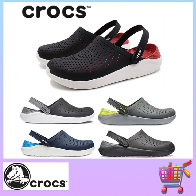 ราคาและรีวิวส่งจากกรุงเทพ Crocs LiteRide Clog แท้ หิ้วนอก ถูกกว่าshop Crocs Literide Clog Unisex Basic Crocs shoes