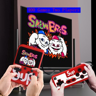 สินค้า 400 In 1 Game SUP Gameboy Portable Gamepad TV Video Game Console Support Double Play