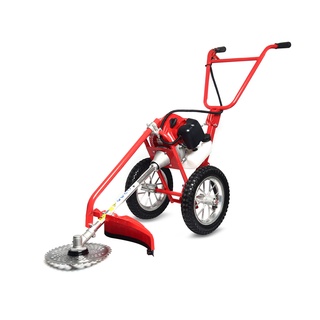 POLO รถเข็นตัดหญ้า 1.9 แรงม้า รุ่น PL-HPC6 เครื่องยนต์ 2 จังหวะ (แถมฟรี ใบตัด 1 ใบ) Lawn Mower  เครื่องตัดหญ้า