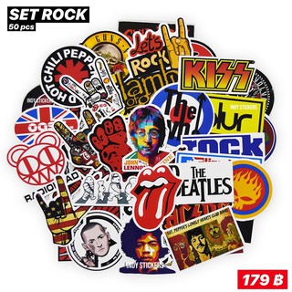 ภาพหน้าปกสินค้าสติ๊กเกอร์บอม วงดนตรี Rock Band Music สเกตบอร์ด skateboard surfskate PVC สติ๊กเกอร์กันน้ำ sticker คละลาย 50 ชิ้น ที่เกี่ยวข้อง