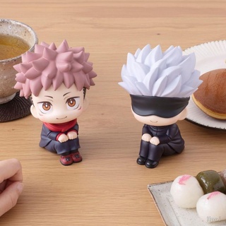 โมเดลฟิกเกอร์ Jujutsu Kaisen q Version Anime Peripheral Gashapon Gojo Satoru