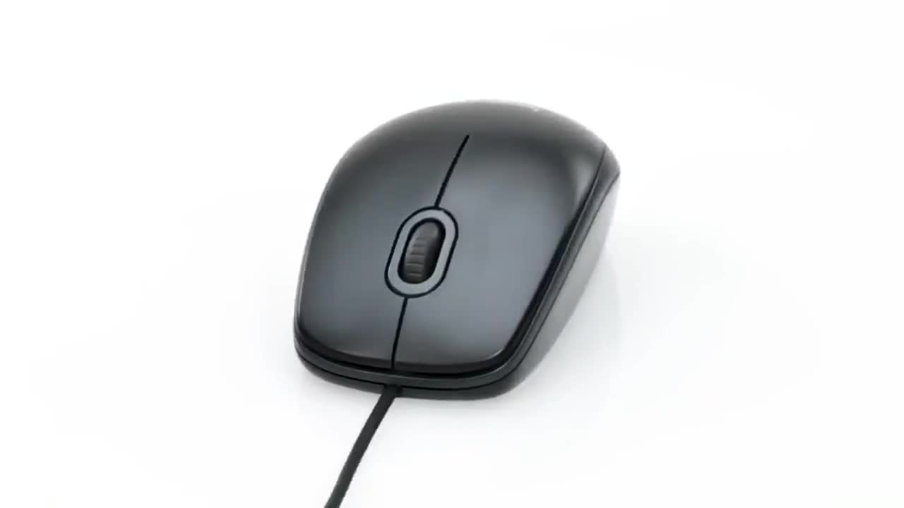 เมาส์-mouse-สีดำ-logitech-b100