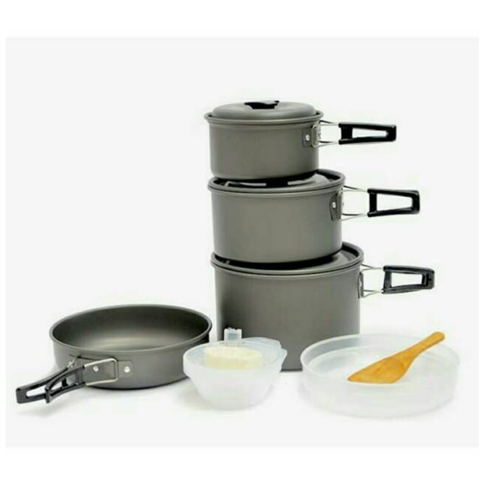 พร้อมส่ง-outdoor-camping-cooking-set-ds500-ชุดหม้อสนาม-แคมป์ปิ้ง-สำหรับ-5-6คน-ชุดใหญ่-หม้อสนาม-แคมป์-มีเก็บปลายทาง