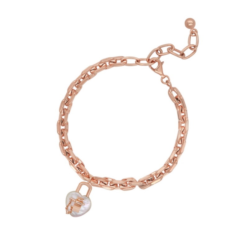 a-cemi-heart-lock-pearl-bracelet-สร้อยข้อมือมุกแท้-ข้อมือเงินแท้-ชุบทอง-18k-โรสโกลว์