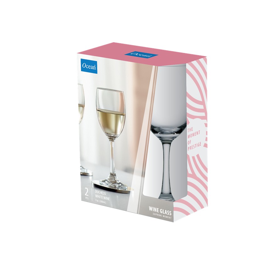 ภาพสินค้าOCEAN แก้วไวน์ขาว DUCHESS WHITE WINE 200 ML. (Pack of 2) จากร้าน oceanglass_official บน Shopee ภาพที่ 2