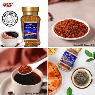 UCC THE BLEND BLUE MOUNTAIN BOTTLE 38 G กาแฟสำเร็จรูปบลูเมาเท่น สายพันธุ์ทริปิก้า