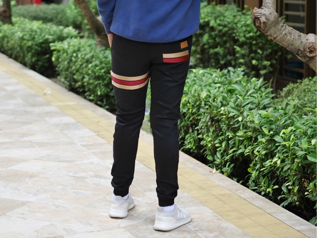 jogger-pants-สีดำผ้ายืดญี่ปุ่น
