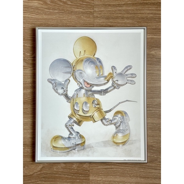 Hajime Sorayama Mickey Mouse Now and Future poster อัดกรอบแล้ว