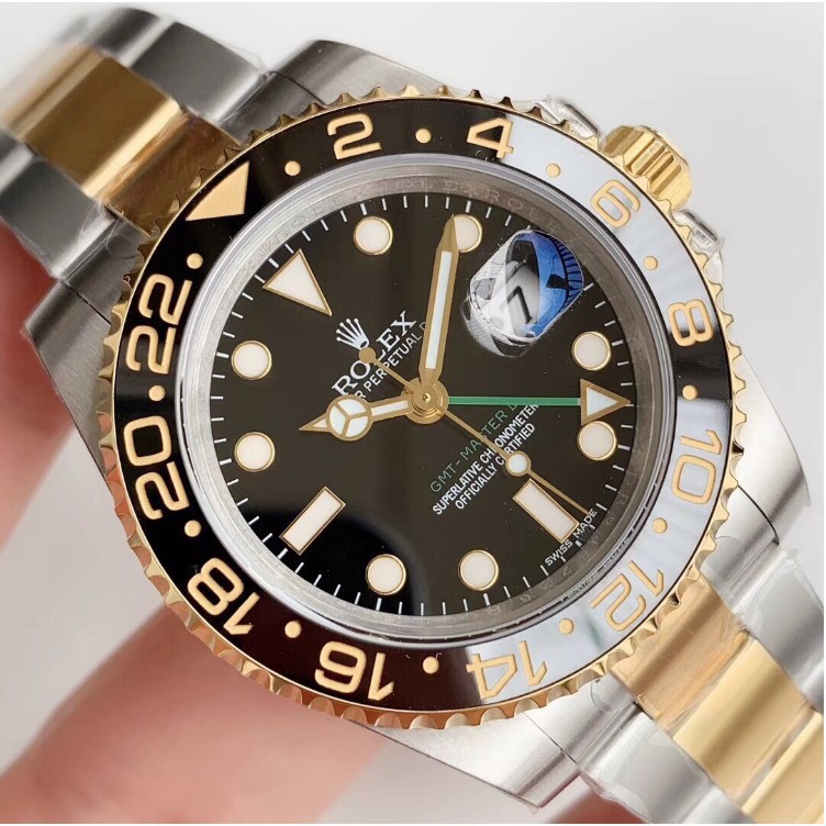 rolex-gmt-2-นาฬิกาข้อมือสำหรับผู้ชาย-116713-ln