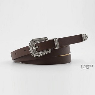 Fin 1 เข็มขัด เข็มขัดแฟชั่น เข็มขัดผู้หญิง สไตล์คันทรี่ Womens Fashion Casual Belt รุ่น Country Style No. 2672