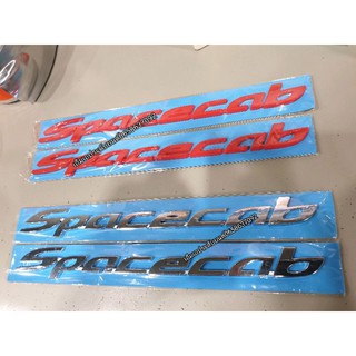 โลโก้ Spacecab/ เลือกได้ครับแดงกับชุบโครเมี่ยม