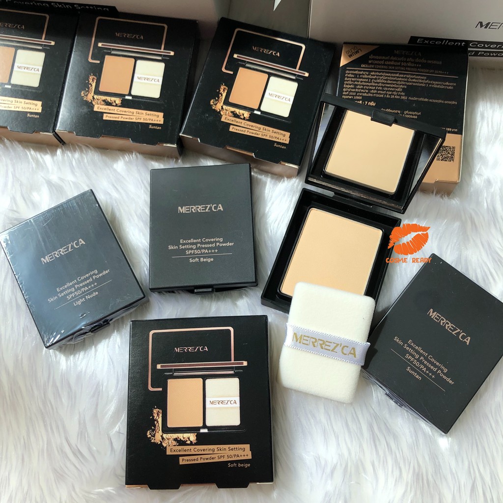 แป้งพัฟ7g-excellent-merrezca-pressed-powder