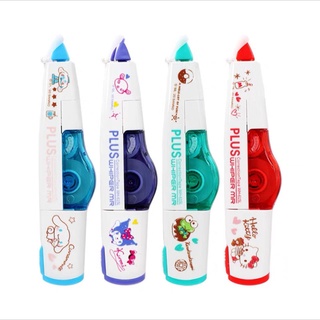 Japan Plus Plus Correction Tape Limited Edition Sanrio Kuromi Cinnamon Dog เทปลบคําผิด สไตล์ญี่ปุ่น BhYa