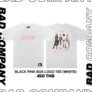 Badcompany เสื้อทัวร์สกรีนลาย "LOGO Blackpink" GLEY