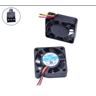 พัดลมระบายความร้อนขนาดเล็ก CPU คอมพิวเตอร์ 5 V DCและ 12 V DC ขนาด 40x40x10 mm.Brushless Fan