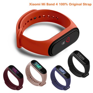 Xiaomi miband 4 ที่มีสีสันซิลิโคนสายรัดข้อมือสร้อยข้อมือเปลี่ยนสำหรับ Xiaomi Mi Band 4 สายรัดข้อมือสายรัด