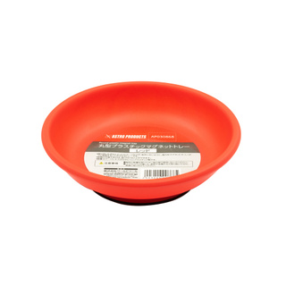 ถาดแม่เหล็กกลม สีแดง ( Plastic Magnetic Tray(Red) )