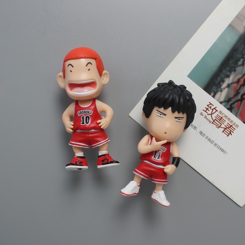 แม่เหล็กตู้เย็น-slam-dunk-magnet-3d-ตัวละครบาสเก็ตบอลแม่เหล็กเหนียว-shohoku-sakuragi-hanamichi