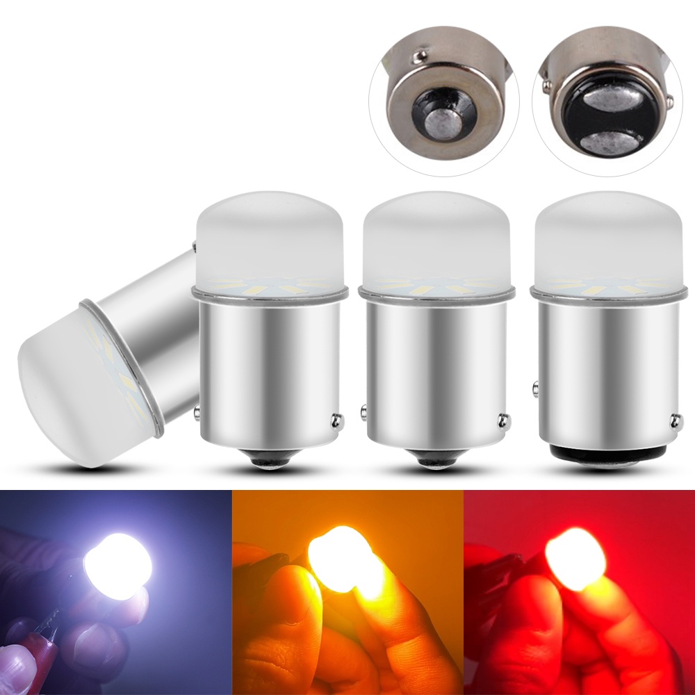 หลอดไฟเลี้ยวรถยนต์ LED 12V DC P21W 1156 BA15S 1157 BAY15D R5W 3014 ...