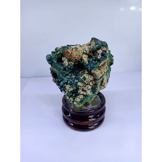 หินอซูไรต์มาลาไคท์ Azurite Malachite หินผนึกธรรมชาติ สำหรับตกแต่งบ้าน Natural Specimen