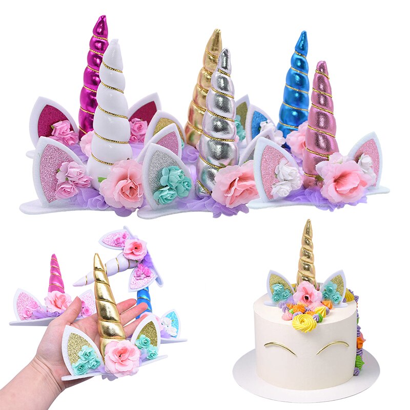 unicorn-themed-cake-topper-birthday-decoration-happy-birthday