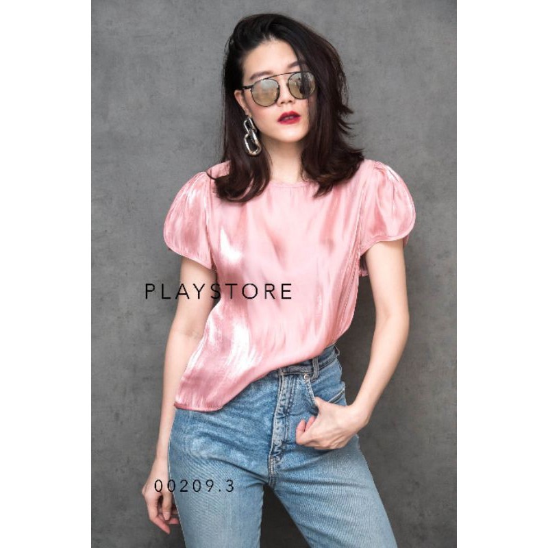 ป้าย-mirrorsister-00209-3-เสื้อทรงเก๋-แขนแต่งผ่าแหวกเหมือนกลีบดอกไม้