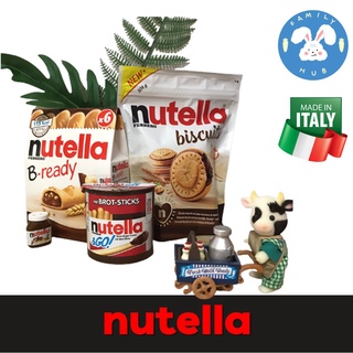ภาพหน้าปกสินค้าNutella Biscuit นูเทลล่าบิสกิต  ลอทใหม่ Nutella B Ready 6pcs  Nutella B Ready 12 pcs Nutella 30g 350g 450gสินค้านำเข้า ที่เกี่ยวข้อง
