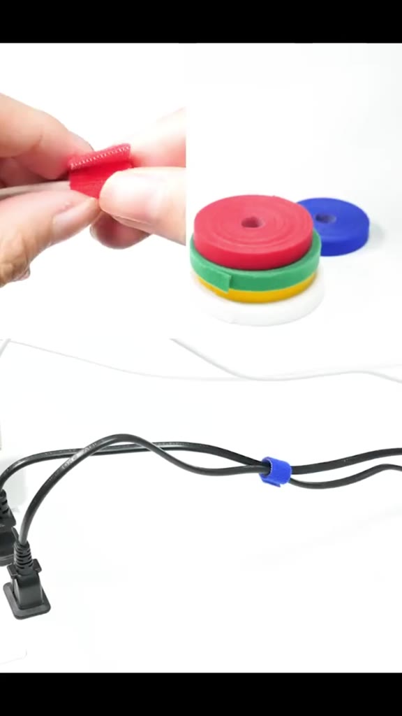 สายรัดเวลโคร-5-เมตร-แข็งแรง-1cm-5m-รัดของ-รัดสายไฟได้-tearable-strap