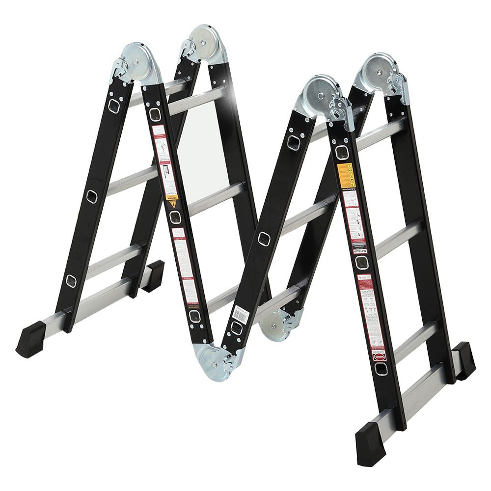 multi-purpose-ladder-matall-12-step-12-black-บันไดอเนกประสงค์ปรับแบบ-12-ขั้น-สีดำ-บันไดอเนกประสงค์-บันได-เครื่องมือช่า