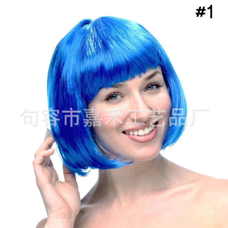 ส่งด่วน-วิกผมแฟนซี-ทรงสั้น-มีหลายสีให้เลือก