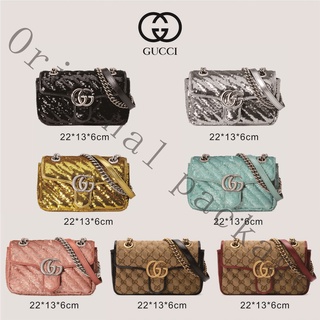 Brand new genuine Gucci GG Marmont mini handbag