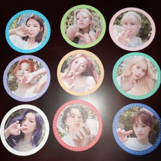 [TWICE] More &amp; More Coaster Card มินะ นายอน ซานะ จองยอน จื่อวี่ จีฮโย แชยอง การ์ดกลม ที่รองแก้ว แผ่น