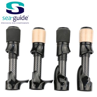 SeaGuide 1 ชุดขนาด 16 2A Cork EVA อลูมิเนียม Trim Hood Spinning Reel Seat Casting Reel Seat ชุด DIY Rod Building ส่วนประกอบซ่อมอุปกรณ์เสริม