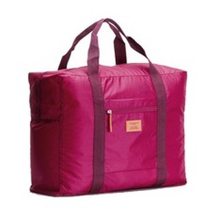 กระเป๋าพับได้ใช้พกพาเพื่อการเดินทาง รุ่น AL-TFB/R - สีชมพู