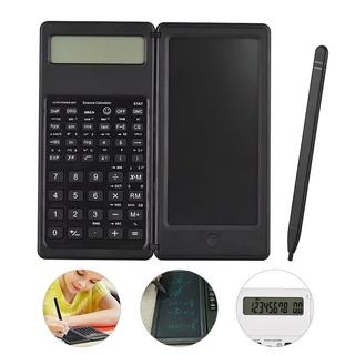 Calculator, Office Calculators with Writing Tablet and Pen, Multifunctional Foldable Portable Calculator Notepad for Hom