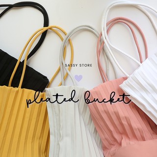 A08 Pleated Bucket 🌷