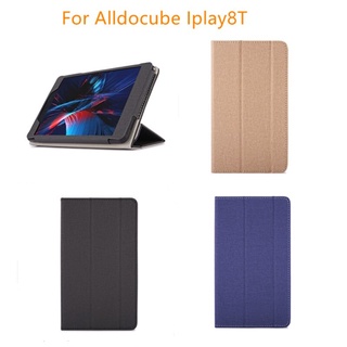 เคสสําหรับ Alldocube Iplay8T 8 นิ้วเคสแท็บเล็ตพีซีแฟชั่น Pu สําหรับ Cube Iplay 8T