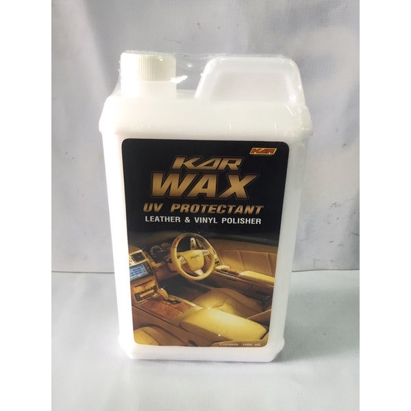 KAR WAX UV Protectant น้ำยาเคลือบเงาเครื่องหนัง ขนาด 1L Shopee Thailand