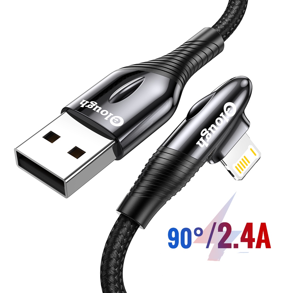 Twitch สายชาร์จ USB 90 องศา 2.4A ชาร์จเร็ว | Shopee Thailand