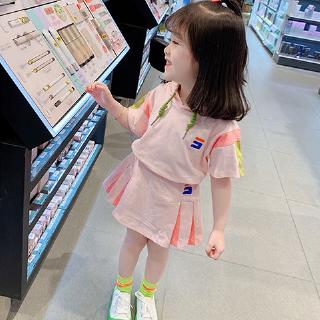 ภาพขนาดย่อของภาพหน้าปกสินค้าชุดเด็กผู้หญิง cในช่วงฤดูร้อนปี 2020 เด็กใหม่เสื้อผ้าสาวเกาหลีสูทแขนสั้น จากร้าน besttop.th บน Shopee ภาพที่ 2
