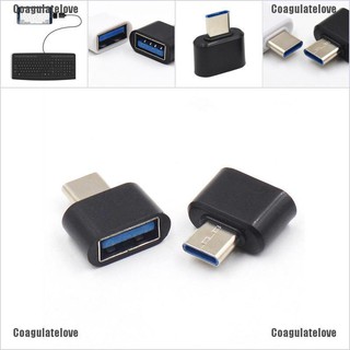 อะแดปเตอร์แปลงข้อมูล USB Type C Male to USB 2.0 Female OTG สําหรับ 2