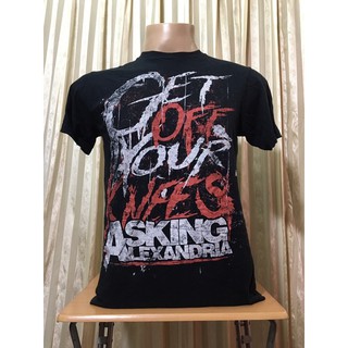 เสื้อวงมือสอง ASKING ALEXANDRIA Size M มือ2สามารถปรับแต่งได้