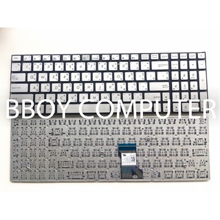 ASUS Keyboard คีย์บอร์ด N541 N541L N541LA Q501 Q501L Q501LA N501 NX51A UX52 UX52A UX52V UX52VS สีบรอนส์ TH-EN