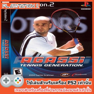 แผ่นเกมส์ PS2 - Agassi Tennis Generation (USA)